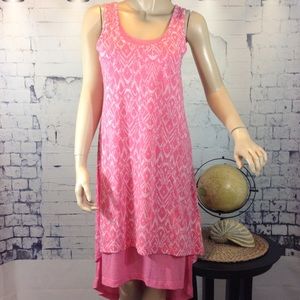 Mod-O-Doc Ikat High-Low Dress